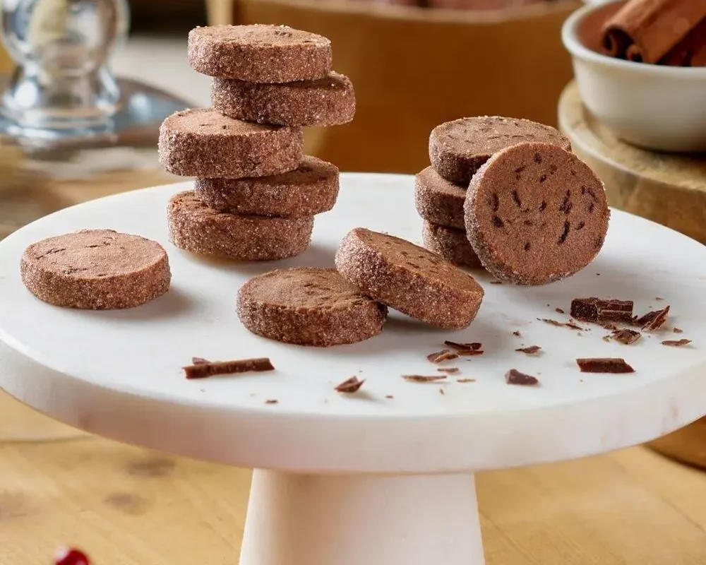 Buttergebäck Schoko-Zimttaler
