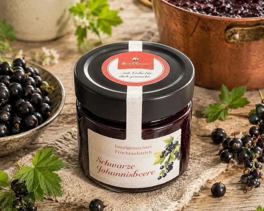 Fruchtaufstrich Schwarze Johannisbeere