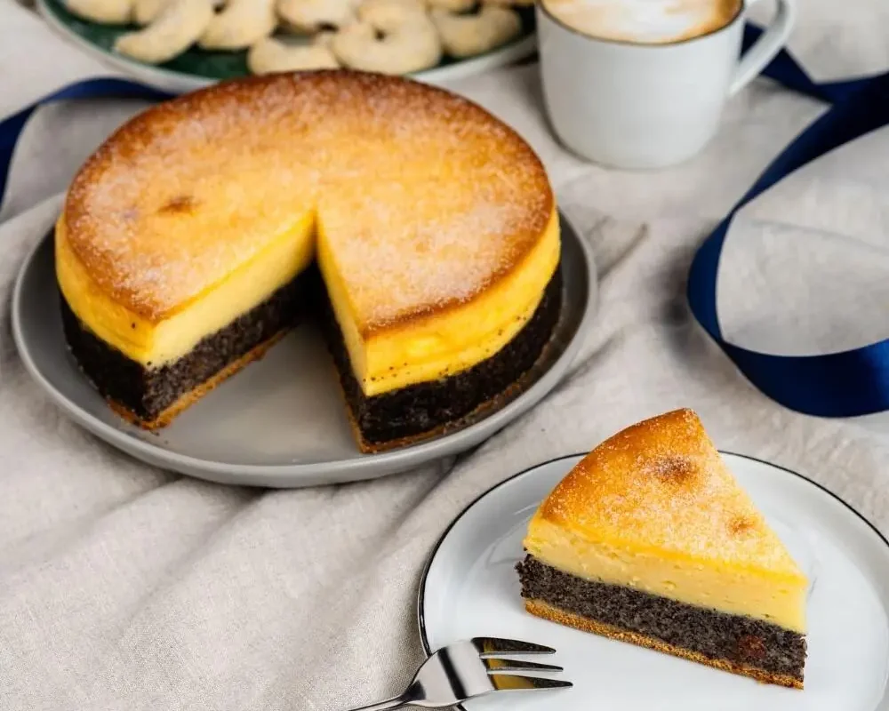 Mohnkuchen mit Schecke