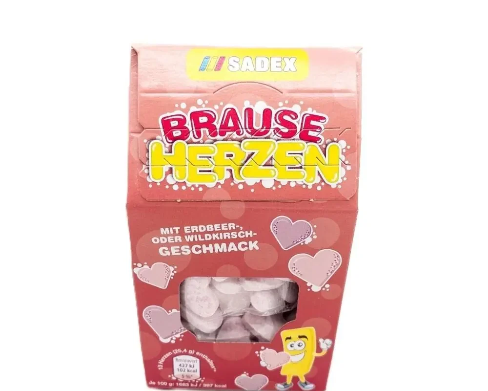 Sadex Brause-Herzen Erdbeer/Wildkirsche