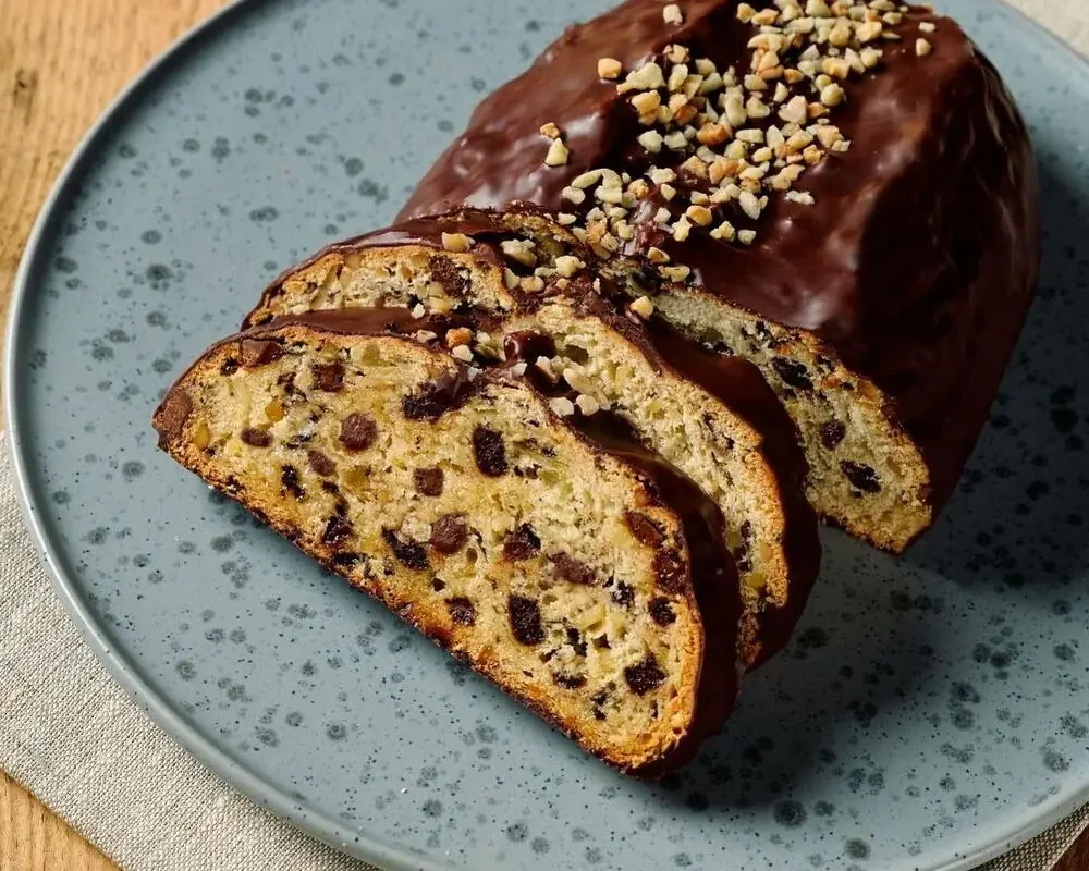 Schoko-Mandelstollen